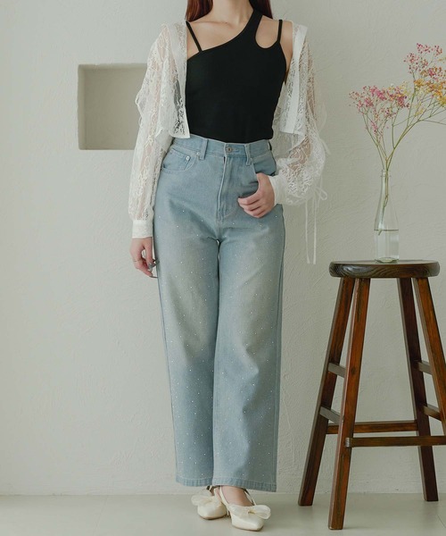 Ambre Neige(アンブルネージュ)の「asymmetry camisole / アシメカップ付きキャミソール(キャミソール・レディース・ブラック/グレー/アイボリー・FREE)」の17枚目の写真