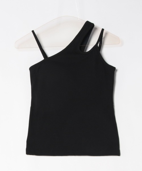 Ambre Neige(アンブルネージュ)の「asymmetry camisole / アシメカップ付きキャミソール(キャミソール・レディース・ブラック/グレー/アイボリー・FREE)」の21枚目の写真