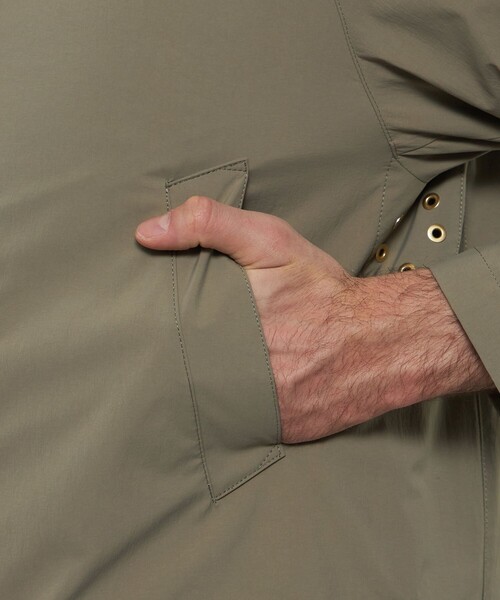 MACKINTOSH LONDON（マッキントッシュ ロンドン）の「【LINGFIELD】3レイヤーナイロンフィールドジャケット（ブルゾン・メンズ・ブラック/グリーン系その他・38/40/42）」の10枚目の写真