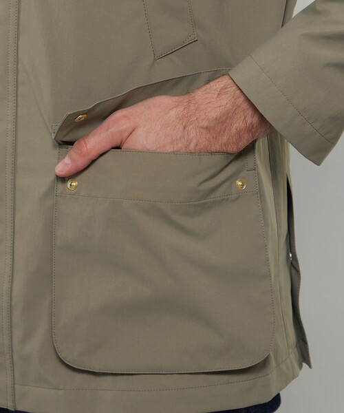 MACKINTOSH LONDON（マッキントッシュ ロンドン）の「【LINGFIELD】3レイヤーナイロンフィールドジャケット（ブルゾン・メンズ・ブラック/グリーン系その他・38/40/42）」の11枚目の写真