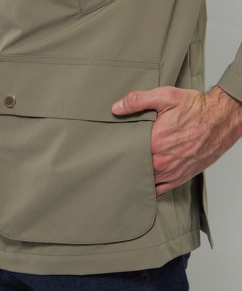 MACKINTOSH LONDON（マッキントッシュ ロンドン）の「【LINGFIELD】3レイヤーナイロンフィールドジャケット（ブルゾン・メンズ・ブラック/グリーン系その他・38/40/42）」の12枚目の写真