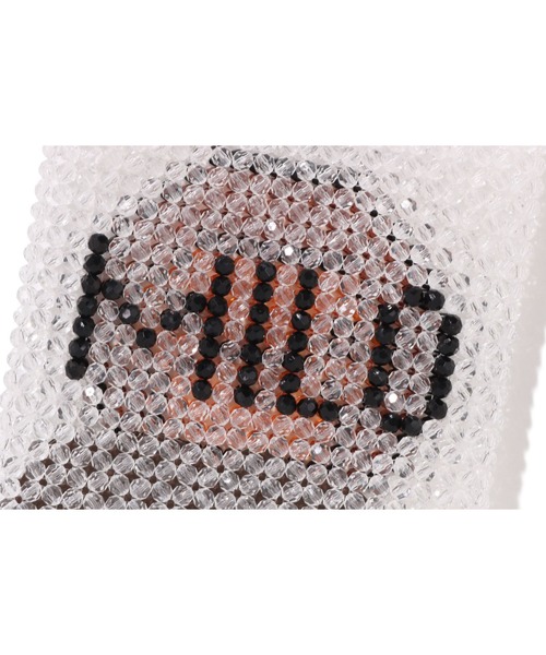 A BATHING APE（アベイシングエイプ）の「BABY MILO BEADED BAG（ショルダーバッグ・レディース・クリア・FREE）」の4枚目の写真