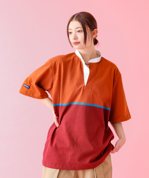 Barbarian(バーバリアン)の「【BARBARIAN / バーバリアン】 XSE-10 11 Light Weight Henley Collar SS/ヘンリーネック/半袖/ライン/ユニセックス【WEB限定】(Tシャツ/カットソー・メンズ・その他1/その他2・S/XL/M/L)」の1枚目の写真