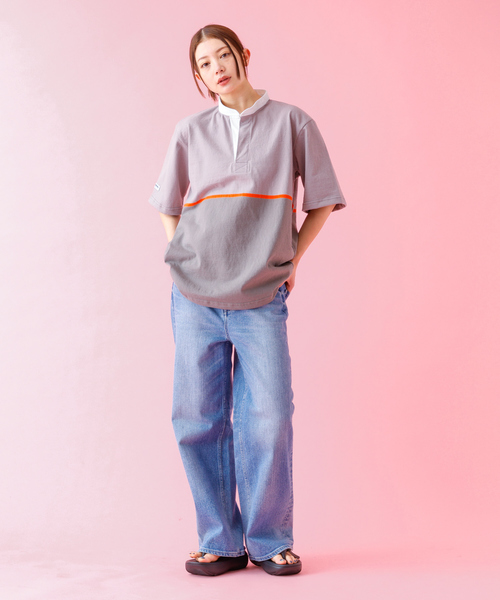 Barbarian(バーバリアン)の「【BARBARIAN / バーバリアン】 XSE-10 11 Light Weight Henley Collar SS/ヘンリーネック/半袖/ライン/ユニセックス【WEB限定】(Tシャツ/カットソー・メンズ・その他1/その他2・S/XL/M/L)」の8枚目の写真