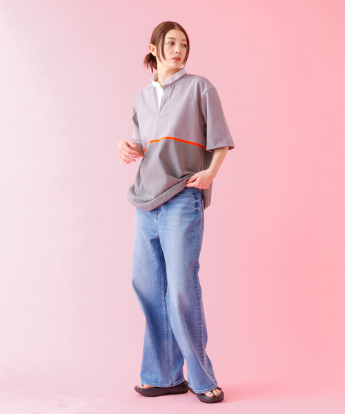 Barbarian(バーバリアン)の「【BARBARIAN / バーバリアン】 XSE-10 11 Light Weight Henley Collar SS/ヘンリーネック/半袖/ライン/ユニセックス【WEB限定】(Tシャツ/カットソー・メンズ・その他1/その他2・S/XL/M/L)」の6枚目の写真