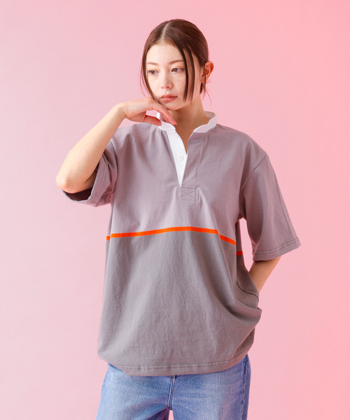 Barbarian(バーバリアン)の「【BARBARIAN / バーバリアン】 XSE-10 11 Light Weight Henley Collar SS/ヘンリーネック/半袖/ライン/ユニセックス【WEB限定】(Tシャツ/カットソー・メンズ・その他1/その他2・S/XL/M/L)」の5枚目の写真