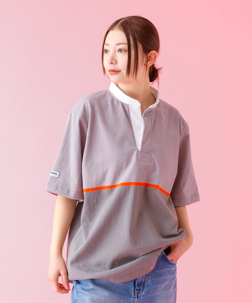 Barbarian(バーバリアン)の「【BARBARIAN / バーバリアン】 XSE-10 11 Light Weight Henley Collar SS/ヘンリーネック/半袖/ライン/ユニセックス【WEB限定】(Tシャツ/カットソー・メンズ・その他1/その他2・S/XL/M/L)」の4枚目の写真