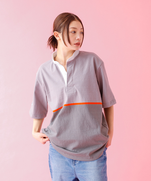 Barbarian(バーバリアン)の「【BARBARIAN / バーバリアン】 XSE-10 11 Light Weight Henley Collar SS/ヘンリーネック/半袖/ライン/ユニセックス【WEB限定】(Tシャツ/カットソー・メンズ・その他1/その他2・S/XL/M/L)」の3枚目の写真
