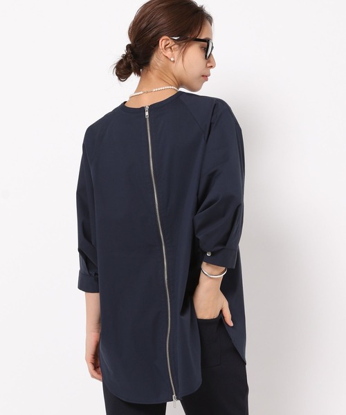 HEREIAM（ヘレイアム）の「【HEREIAM】2WAYドルマンブラウス（シャツ/ブラウス・レディース・ネイビー/ホワイト/ライトブルー・FREE）」の20枚目の写真