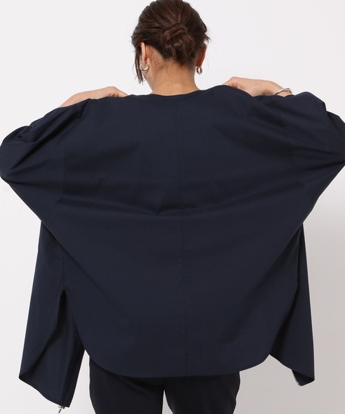 HEREIAM（ヘレイアム）の「【HEREIAM】2WAYドルマンブラウス（シャツ/ブラウス・レディース・ネイビー/ホワイト/ライトブルー・FREE）」の11枚目の写真