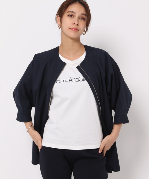 HEREIAM（ヘレイアム）の「【HEREIAM】2WAYドルマンブラウス（シャツ/ブラウス・レディース・ネイビー/ホワイト/ライトブルー・FREE）」の12枚目の写真