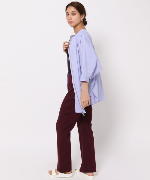 HEREIAM（ヘレイアム）の「【HEREIAM】2WAYドルマンブラウス（シャツ/ブラウス・レディース・ネイビー/ホワイト/ライトブルー・FREE）」の6枚目の写真