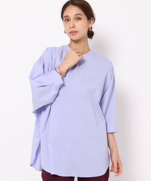 HEREIAM（ヘレイアム）の「【HEREIAM】2WAYドルマンブラウス（シャツ/ブラウス・レディース・ネイビー/ホワイト/ライトブルー・FREE）」の7枚目の写真