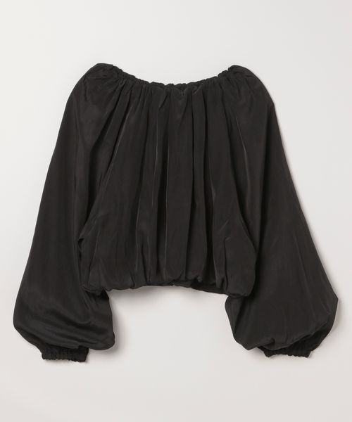 JEANASIS（ジーナシス）の「2WAYバルーンブラウス/328075（シャツ/ブラウス・レディース・オフホワイト/チャコールグレー/ブラック/レッド・FREE）」の3枚目の写真