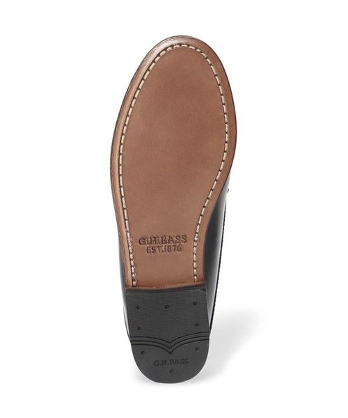 G.H.BASS（ジーエイチバス）の「【G.H.BASS】WEEJUN WMN SLIDE BA41000 スリッポン ミュール（スリッポン・レディース・ブラック・6/7/7h/6h/5h）」の5枚目の写真