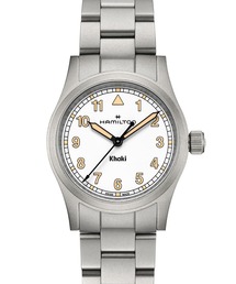 HAMILTON [ハミルトン] 腕時計 Khaki Field （カーキ フィールド）  クオーツ 33MM ホワイト×シルバー