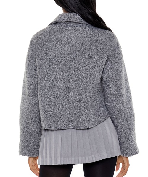 FOREVER 21(フォーエバー トゥエンティーワン)の「ジップアップブルゾン(ブルゾン・レディース・グレー系その他7・MEDIUM)」の4枚目の写真