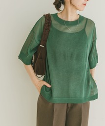 ITEMS URBANRESEARCH | シアーハンソデニットプルオーバー(ニット/セーター)