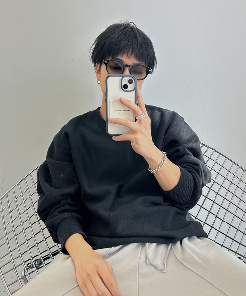 【BLOOMO GR9】★シックでトレンディなサングラス★ユニセックス BAYBLO サングラス (CR)「ユニセックス」ボストン コンビ