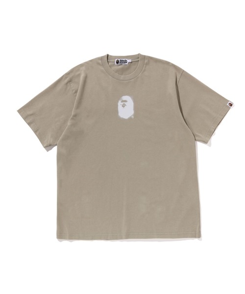 APE アベイシングエイプ　Tシャツ　ピンク　ハート. GARMENT DYE RHINESTONE APE HEAD RELAXED FIT TEE | bape.com