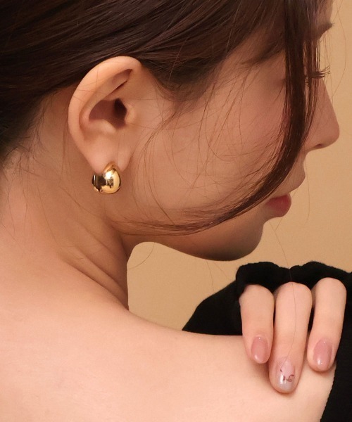 セール】【金属アレルギー対応】 ワンタッチ ドロップ ピアス