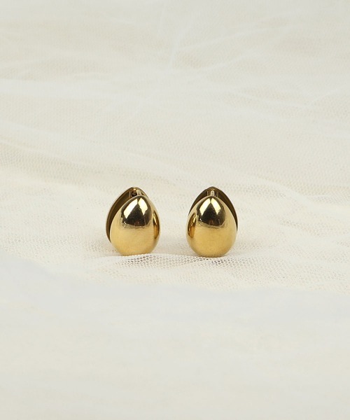 CEMONEMO（セモネモ）の「【金属アレルギー対応】 ワンタッチ ドロップ ピアス / サージカルステンレス316L（ピアス（両耳用）・レディース・ゴールド/シルバー・FREE）」の15枚目の写真