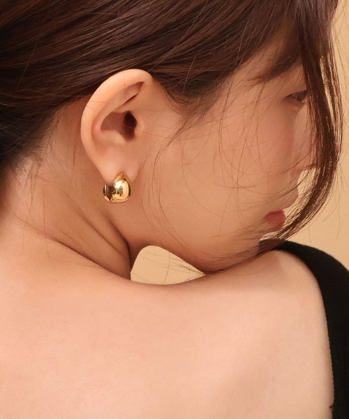 セール】【金属アレルギー対応】 ワンタッチ ドロップ ピアス