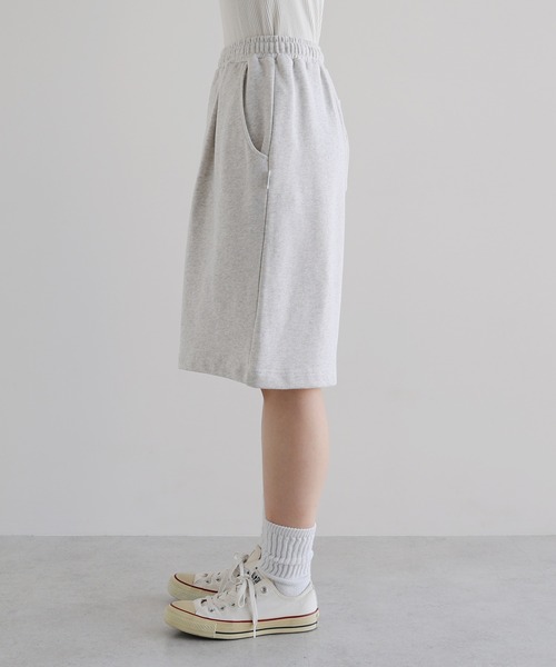 ANME(アンメ)の「裏毛スウェットハーフパンツ(スウェットパンツ・レディース・オートミール/ブラック/オフホワイト・M/L/XL/XXL)」の20枚目の写真