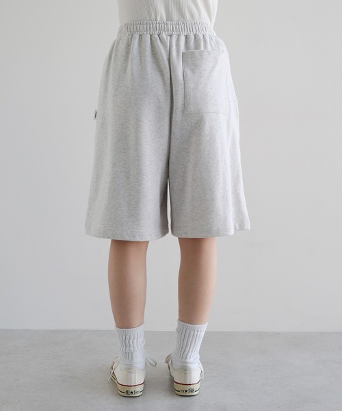 ANME(アンメ)の「裏毛スウェットハーフパンツ(スウェットパンツ・レディース・オートミール/ブラック/オフホワイト・M/L/XL/XXL)」の21枚目の写真