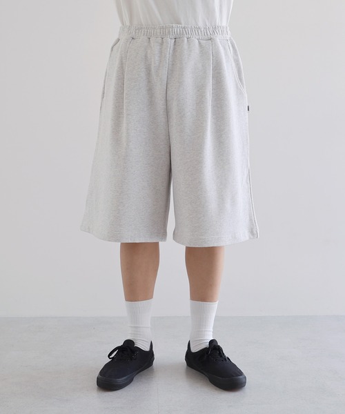 ANME(アンメ)の「裏毛スウェットハーフパンツ(スウェットパンツ・レディース・オートミール/ブラック/オフホワイト・M/L/XL/XXL)」の9枚目の写真