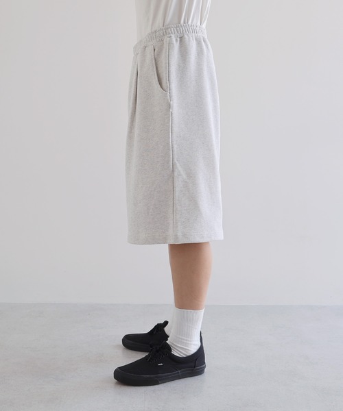 ANME(アンメ)の「裏毛スウェットハーフパンツ(スウェットパンツ・レディース・オートミール/ブラック/オフホワイト・M/L/XL/XXL)」の10枚目の写真