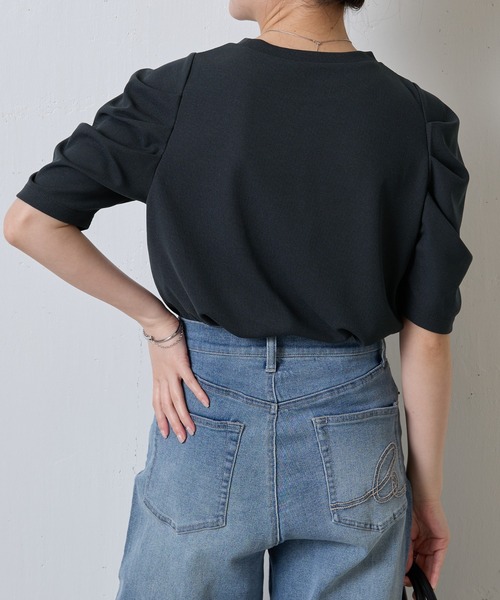 GALLARDA GALANTE - 新品 GALLARDAGALANTE ワッフルパフスリーブカットソー 1枚で着映え】パフスリーブカットソー | COLLAGE