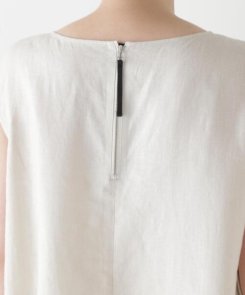 human woman（ヒューマンウーマン）の「◆【WEB・一部店舗限定】リネンボートネックロングワンピース（ワンピース・レディース・ホワイト系その他/ピンク・MEDIUM）」の16枚目の写真