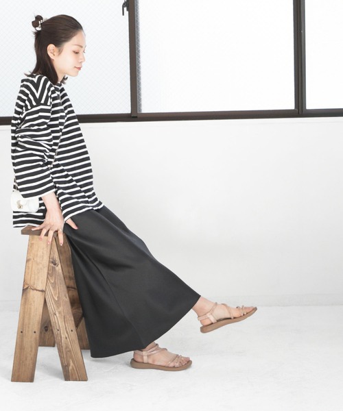 SOROTTO(ソロット)の「アンクルストラップのラインストーンフラットサンダル(サンダル・レディース・ブラック/シルバー/ゴールド・LL/S/M/L)」の12枚目の写真