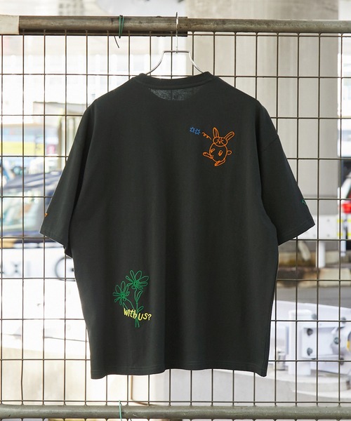 MEDM 小菊 刺繍 半袖 Tシャツ ロゴ ルーズ ストリート 男女兼用 楽天市場】【送料無料】Tシャツ メンズ 半袖 ブランド 半袖T