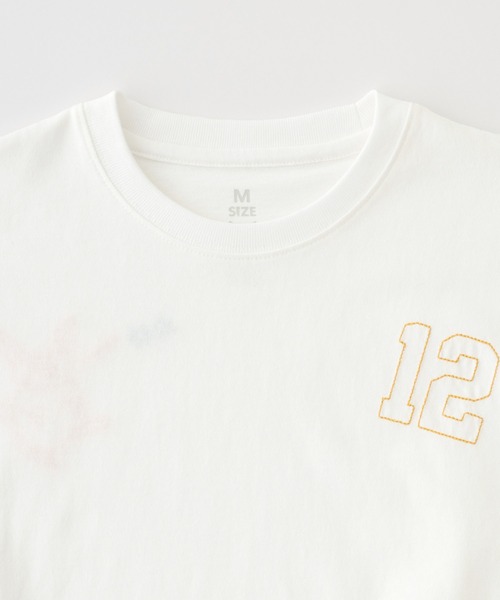 【関税込み】Solid Homme ホワイト 刺繍 グラフィックTシャツ Solid Hommeのホワイト Rubberized Logo Tシャツがセール中