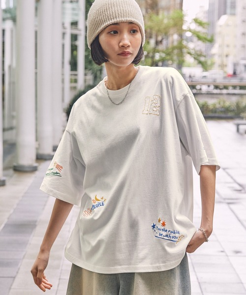 Elmoa　dignity Tシャツ　白 Deuxieme Classe》*dignity Tシャツ白 トップス