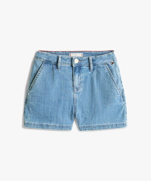 TOMMY HILFIGER(トミーヒルフィガー)の「GIRLS ワイドショートパンツ(その他パンツ・キッズ・ブルー・140cm/150cm/160cm/130cm)」の5枚目の写真