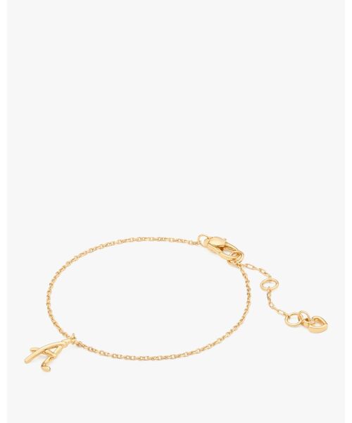 kate spade new york(ケイトスペード ニューヨーク)の「ワン イン ア ミリオン A ブレスレット(ブレスレット・レディース・イエロー・ONESIZE)」の1枚目の写真