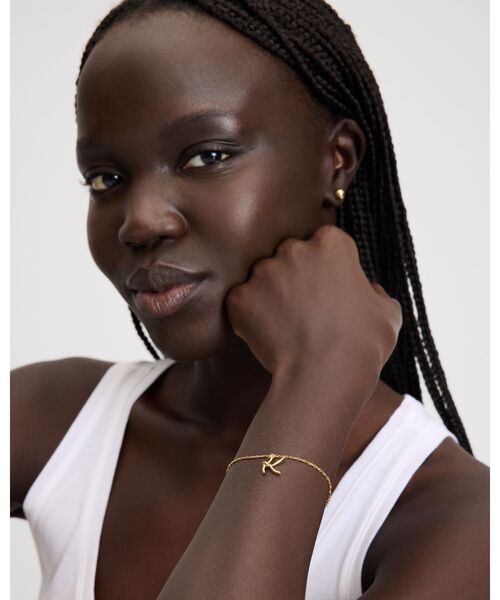 kate spade new york(ケイトスペード ニューヨーク)の「ワン イン ア ミリオン A ブレスレット(ブレスレット・レディース・イエロー・ONESIZE)」の3枚目の写真