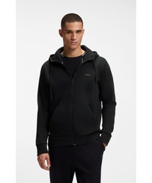 BOSS（ボス）の「ストレッチコットン ジップアップフーディ ロゴプリント（スウェット）」