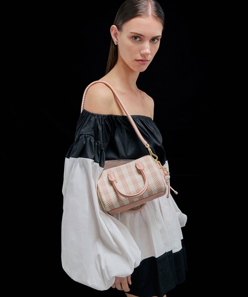 Everleigh エベルレイ チェッカーボウリングバッグ（トートバッグ