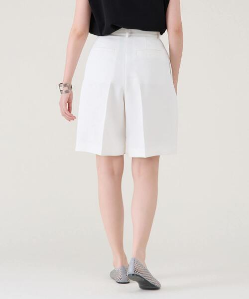 martinique（マルティニーク）の「ツイルショートパンツ（その他パンツ・レディース・ホワイト/ブラック・1/2）」の3枚目の写真