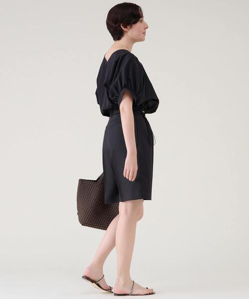 martinique（マルティニーク）の「ツイルショートパンツ（その他パンツ・レディース・ホワイト/ブラック・1/2）」の18枚目の写真