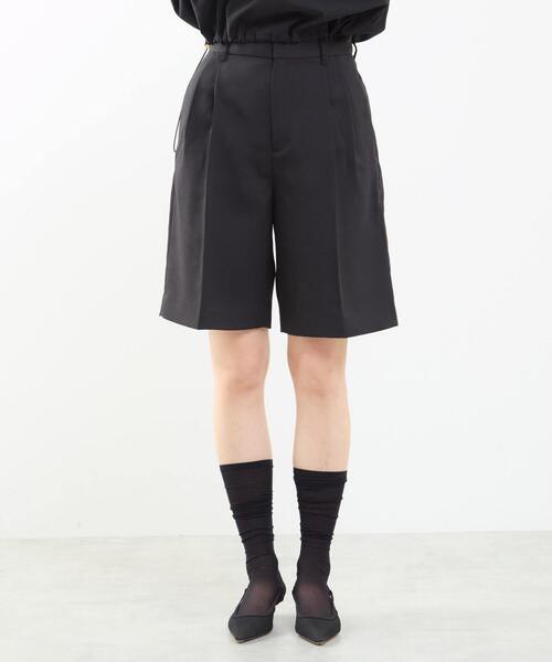 martinique（マルティニーク）の「ツイルショートパンツ（その他パンツ・レディース・ホワイト/ブラック・1/2）」の19枚目の写真