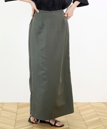 ナイロンスリットロングスカート