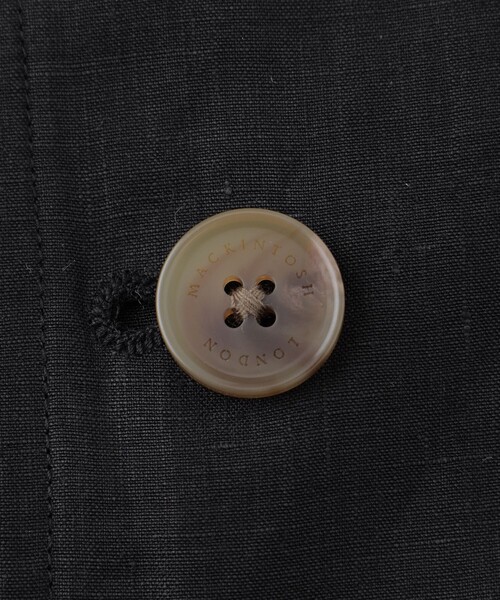 MACKINTOSH LONDON(マッキントッシュ ロンドン)の「【LEON掲載】ハイカウントリネン6Bダブルジャケット(テーラードジャケット・メンズ・グリーン系その他5/ブラック・42/38/40)」の10枚目の写真