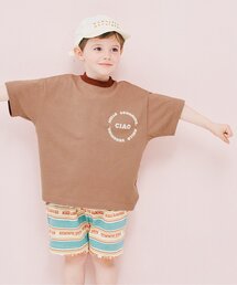 p.premier | バックプリントグラフィック半袖Tシャツ(Tシャツ/カットソー)