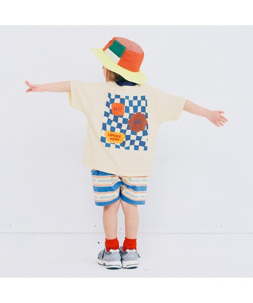 p.premier（ピードットプルミエ）の「バックプリントグラフィック半袖Tシャツ（Tシャツ/カットソー・キッズ・アイボリー/キャメル/ベージュ・80/90/100/110/120/130/140）」の14枚目の写真