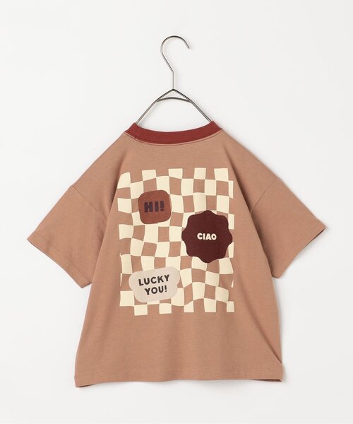 バックプリントグラフィック半袖Tシャツ（Tシャツ/カットソー